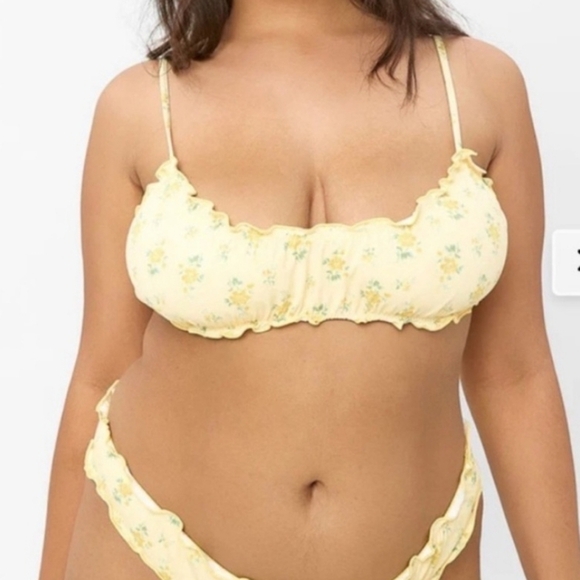 New!Frankie's‎ Bikinis × Gigi Hadid Arabelle Floral Bikini Top - Picture 5 of 10
